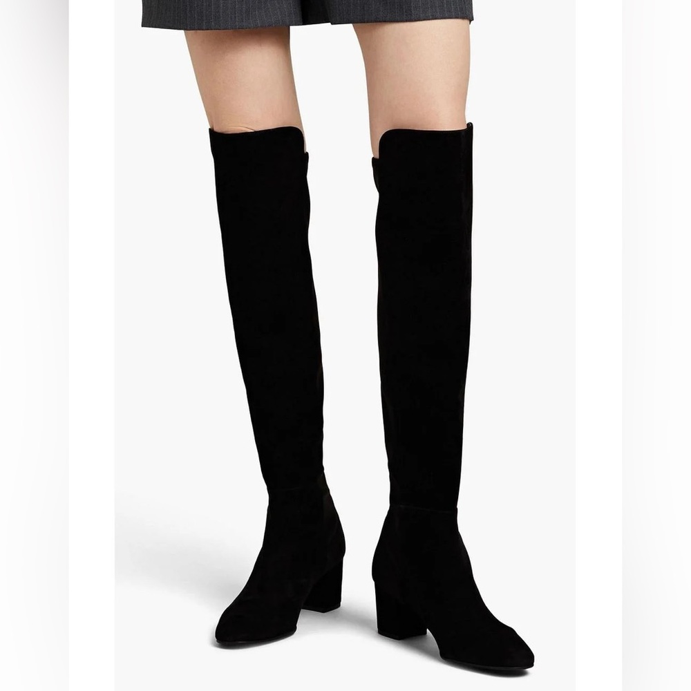 New Stuart Weitzman Gillian 60 City over the knee boots black boots